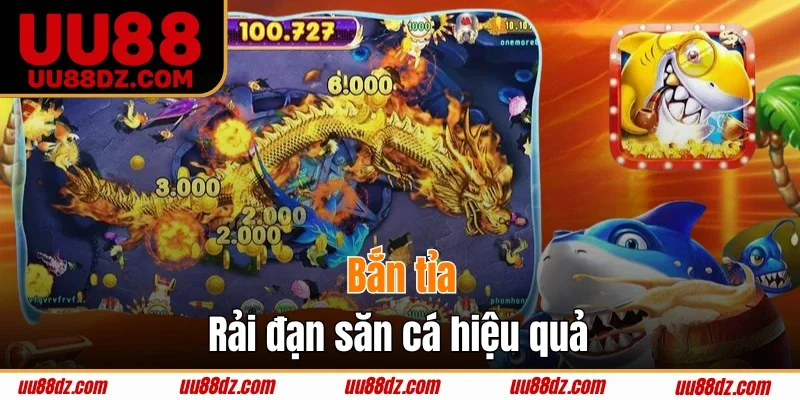 Bắn tỉa rải đạn săn cá hiệu quả