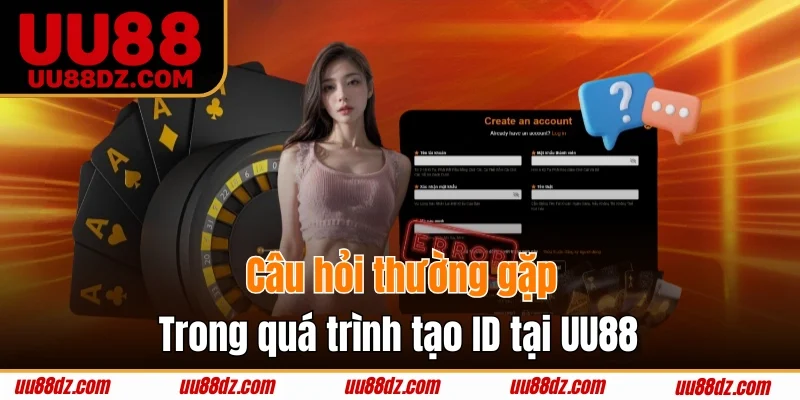 Thắc mắc của hội viên khi tạo ID tại UU88